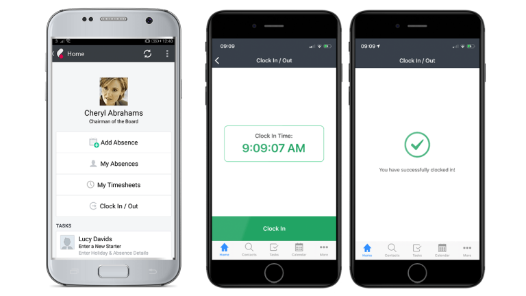 Cezanne HR adds mobile clocking in and out to their digital time tracking options