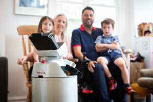 Toyota Conducts First UK Human Support Robot Home Trial at the Home of Anthony Walsh