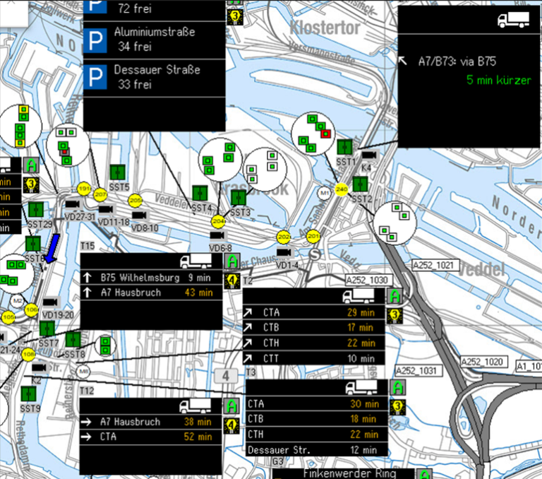 The Hamburg Port Authority and HERE Technologies improve truck traffic management in the Port of Hamburg