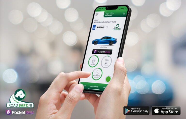 ROAD SAFE NI AND POCKET BOX LAUNCH FREE VEHICLE MANAGEMENT APP TO SUPPORT LEGAL AND SAFE DRIVING