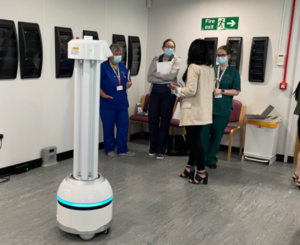 EUREKA Robotics Centre deliver Robot to support infection, prevention and control measures