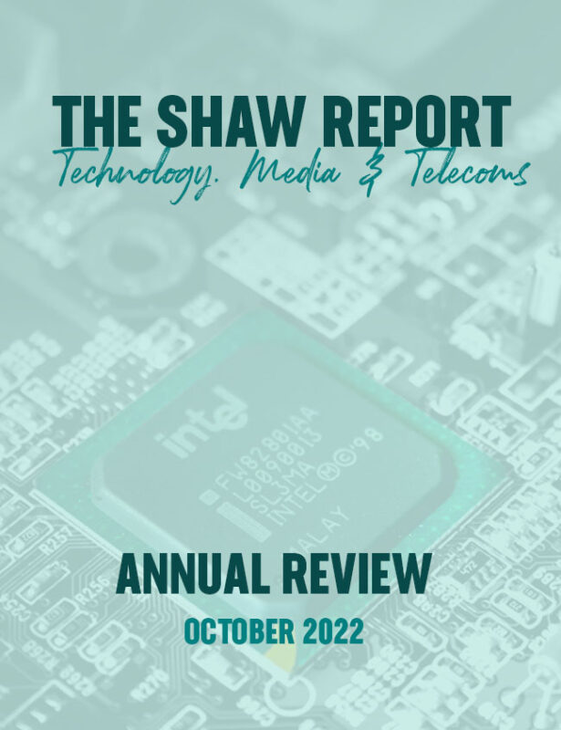 Shaw & Co Launches  Technology, Media & Telecoms (TMT) Sector Report