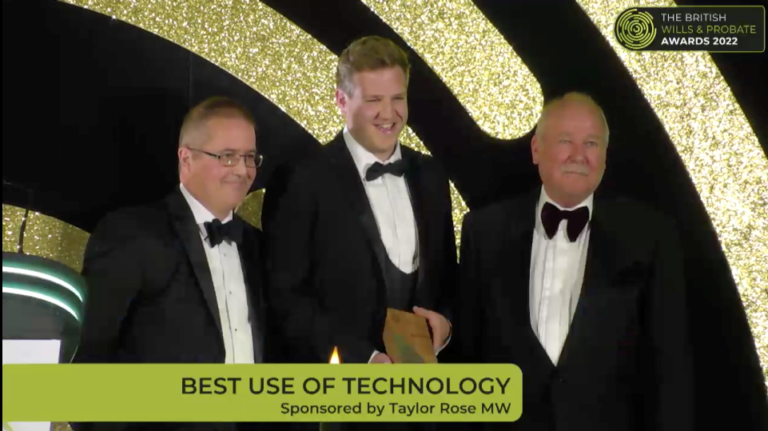 Inheritance Data scoops Best Technology award