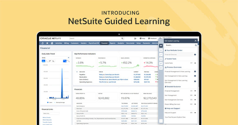 NetSuite Empowers Customers with Guided Learning