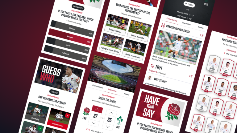 England Rugby adopt Monterosa / Interaction Cloud to power fan engagement
