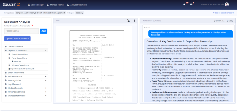 ExultsX Revolutionizes the Legal Industry with Cutting-Edge AI Solution