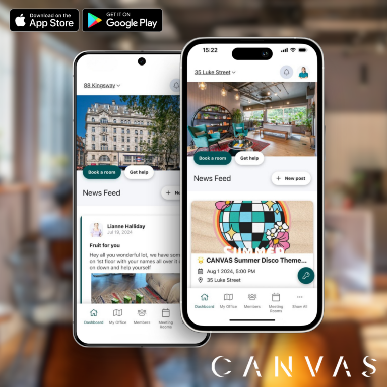 Canvas Offices Launches New Mobile App for Enhanced Client Experience